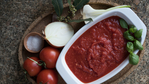 Quick and Chunky Tomato Sauce 