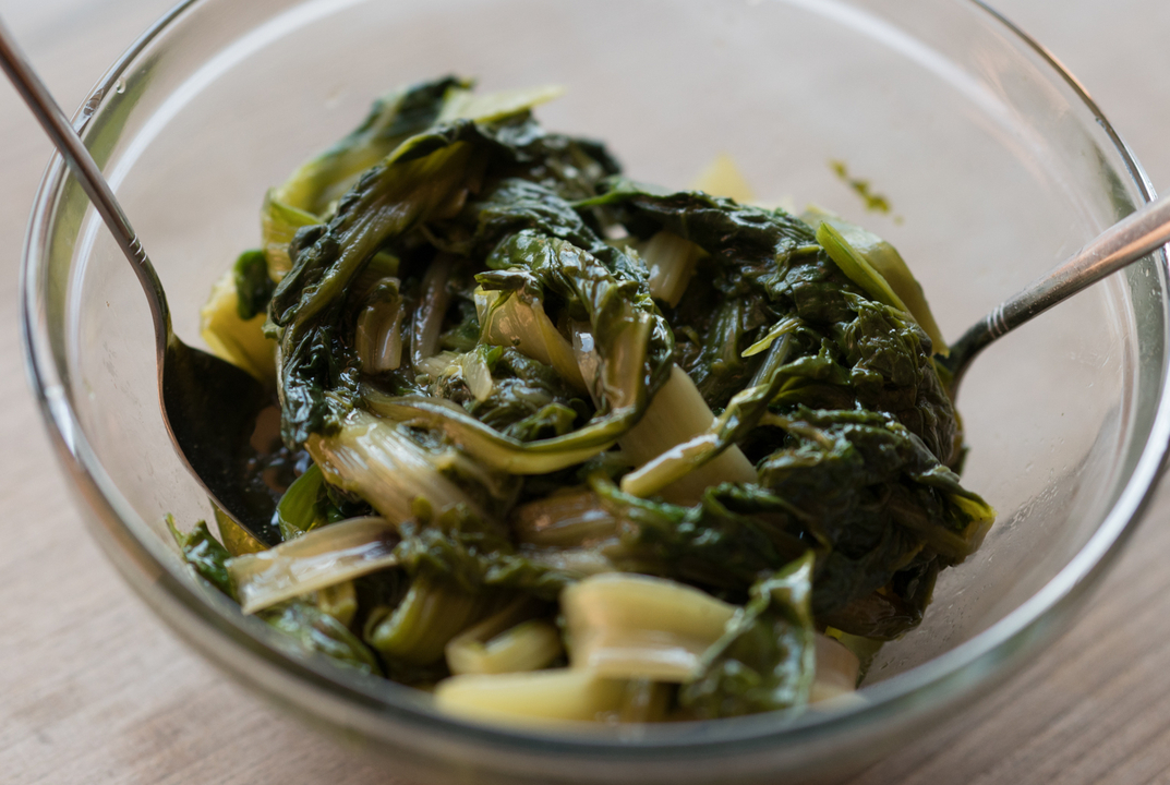 Quick Greens and Onions