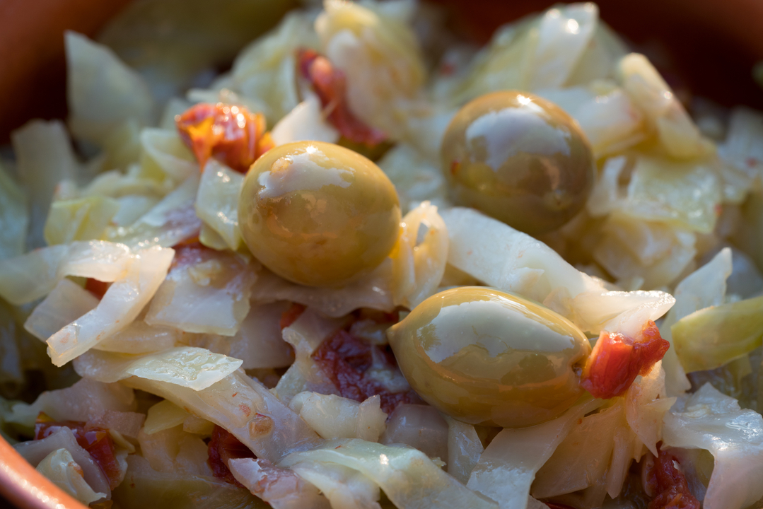 Cabbage and Sun-Dried Tomato Sauté