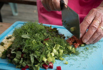Making the Dish