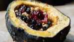 Baked Acorn Squash With Berries