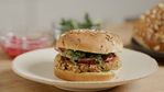 Sweet Potato Black Bean Burger