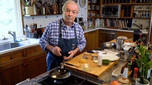 When I fry an egg and it needs to be sunny side up, I will put a lid over it to cook the egg whites and top of the egg so it’s not so runny. When I do that it burns the butter.