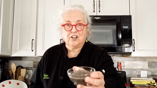 One of the Rouxbe recipes is for chia pudding and it is recommended to soak the seeds in water.  Is there any reason why the seeds couldn't be soaked in a plant based milk instead?