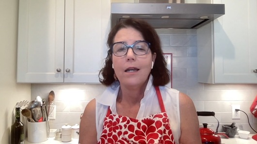 I would like to know how to stock a kitchen for the healing powers of food.
