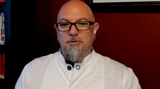 When I'm cooking I go forward and back from the sink as I'm touching different foods. What do you chefs do to avoid this?
