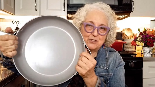 You mentioned a pan you to use for oil free cooking. Was the name Caraway?