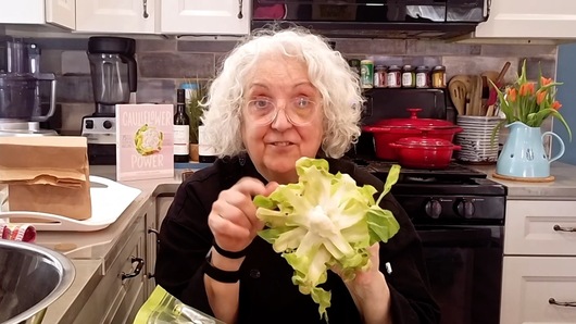 What can I do with the root/leaves of a cauliflower?