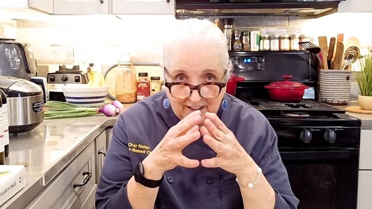 What might you suggest to give eggplant more chew texture? (not a fan of tofu)