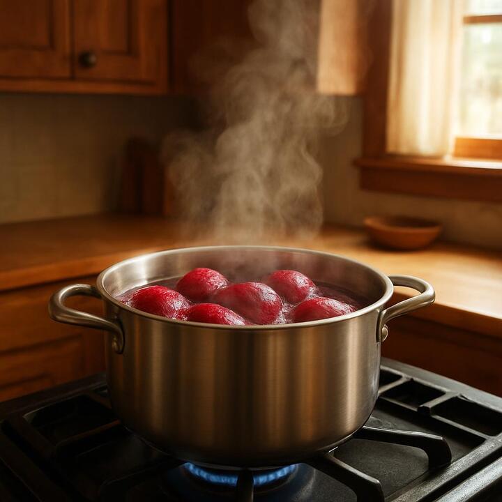Preparing the Beets
