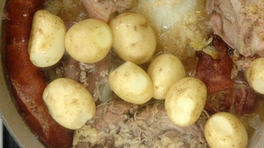 Adding the Potatoes 
