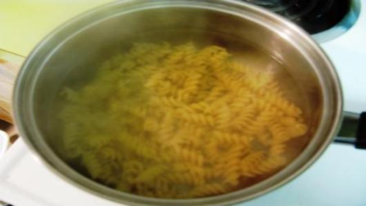 Cook the pasta.
