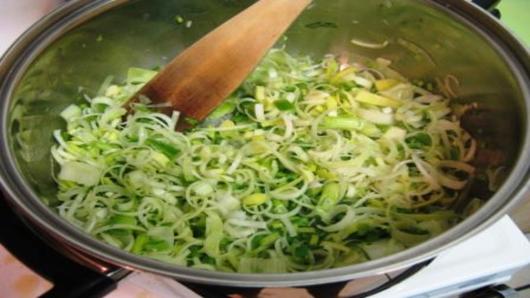 Saute the ingredients