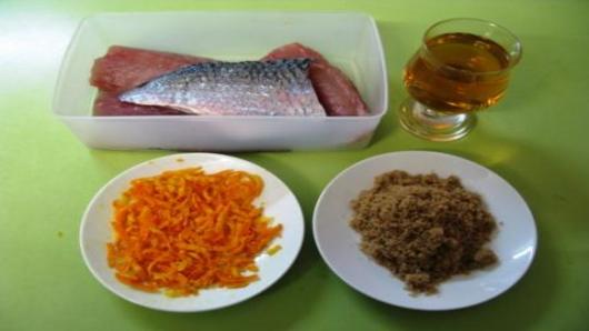 Marinate the fish.