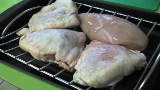 Prepare the chicken.