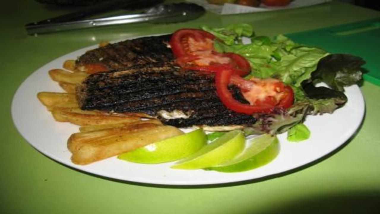 Blackened Drunken Mullet.