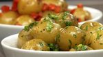 Steamed Potatoes w/ Garlic, Green Onion & Parsley