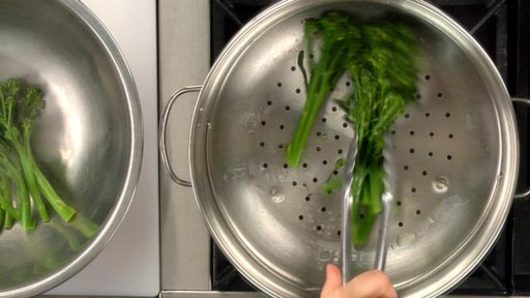 Dressing the Broccolini