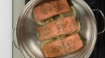 Steamed Salmon w/ Lemon & Dill 