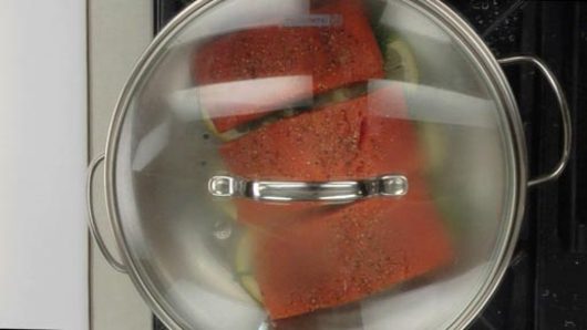 Steaming & Serving the Salmon