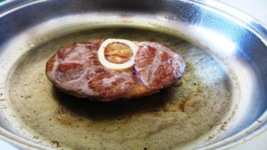 Sear the meat.