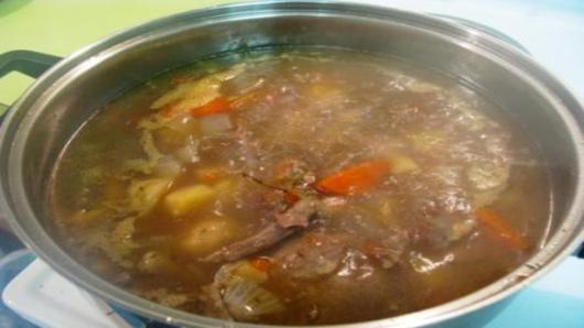 Reducing and thickening the Sauce.
