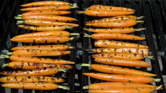 Grilling the Carrots 