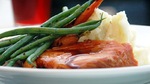 Barbecued Glazed Salmon 