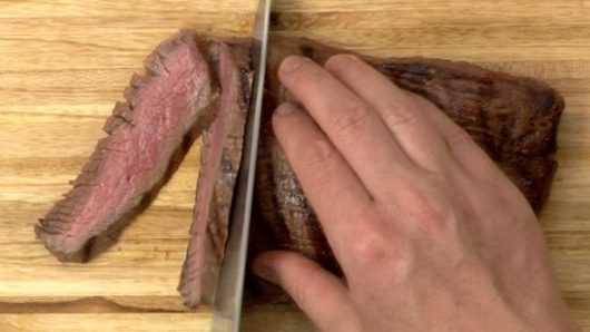 Grilling the Flank Steak