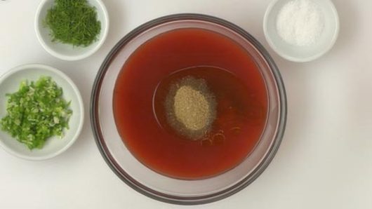 Preparing the Marinade