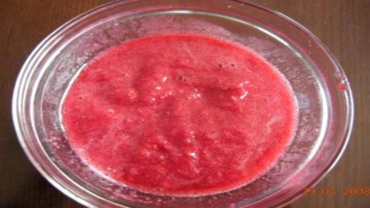 Raspberry puree