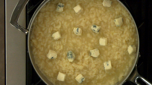 Finishing the Risotto