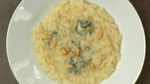 Gorgonzola Risotto with Toasted Pine Nuts
