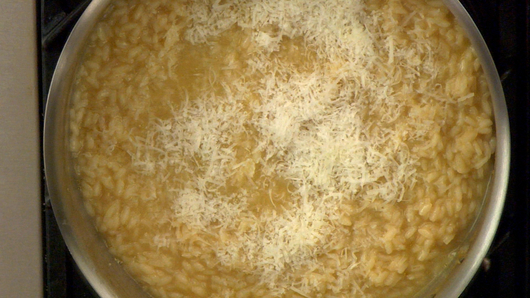 Finishing the Risotto