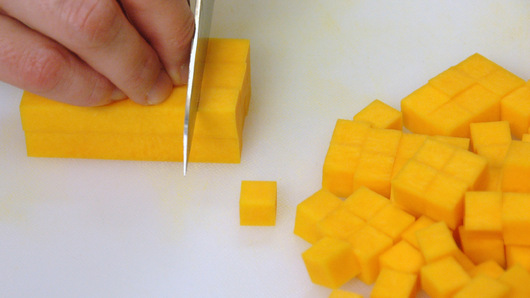Roasting the Butternut Squash