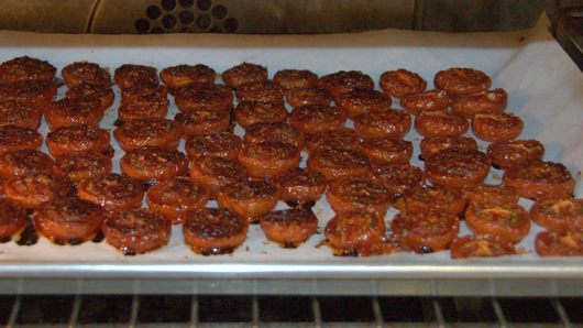 Roasting the Tomatoes
