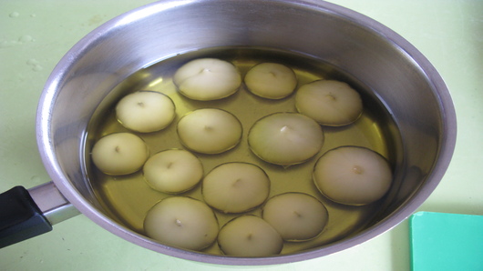 Finishing the Confit.