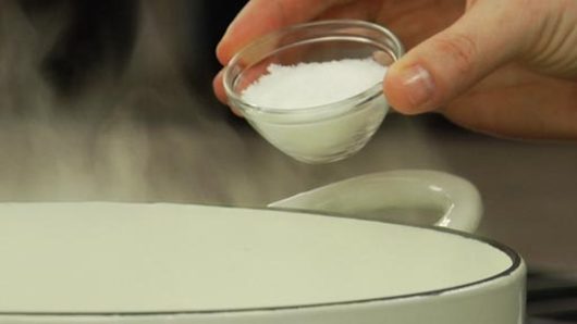 Salting Water for Cooking