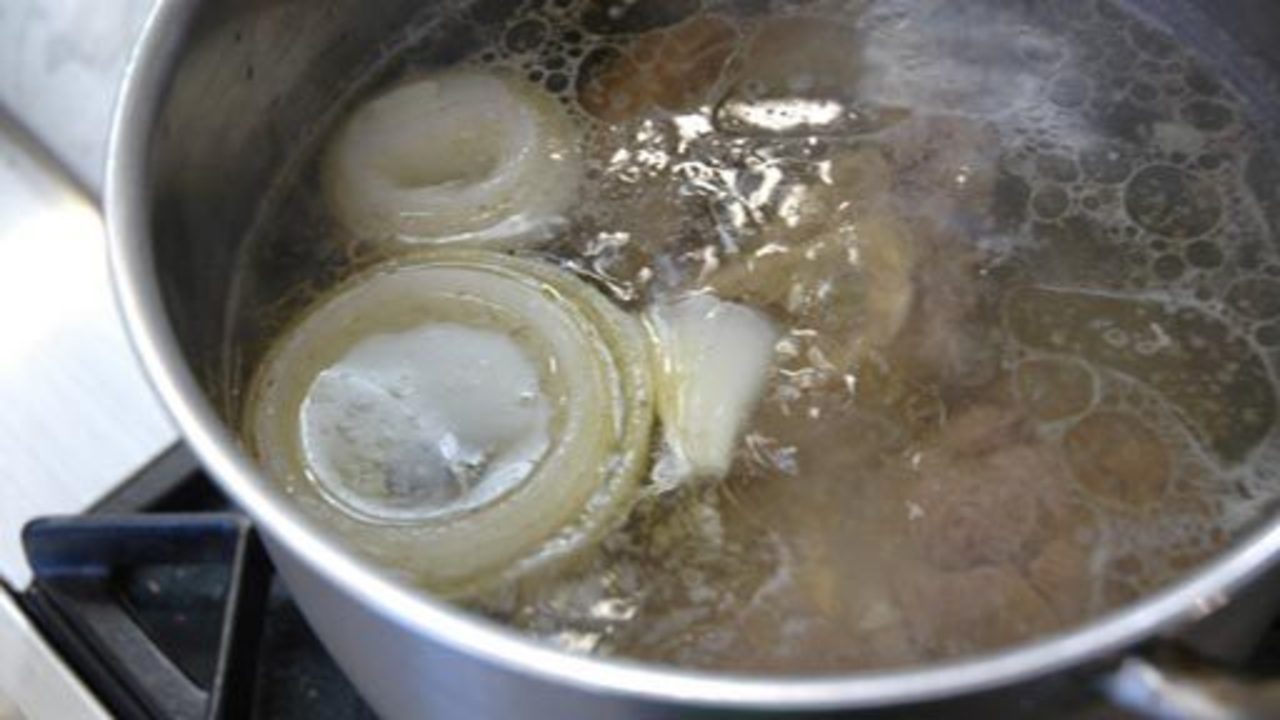 Cooking the Beef Shanks