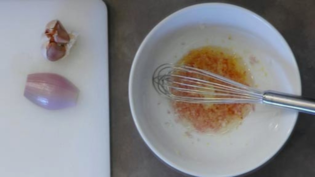 Making the Vinaigrette